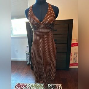 Summer sheer halter dress